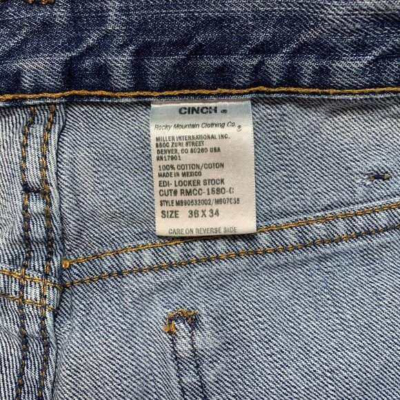 Cinch Bronze Label Distressed Workwear Jeans - Picture 8 of 14